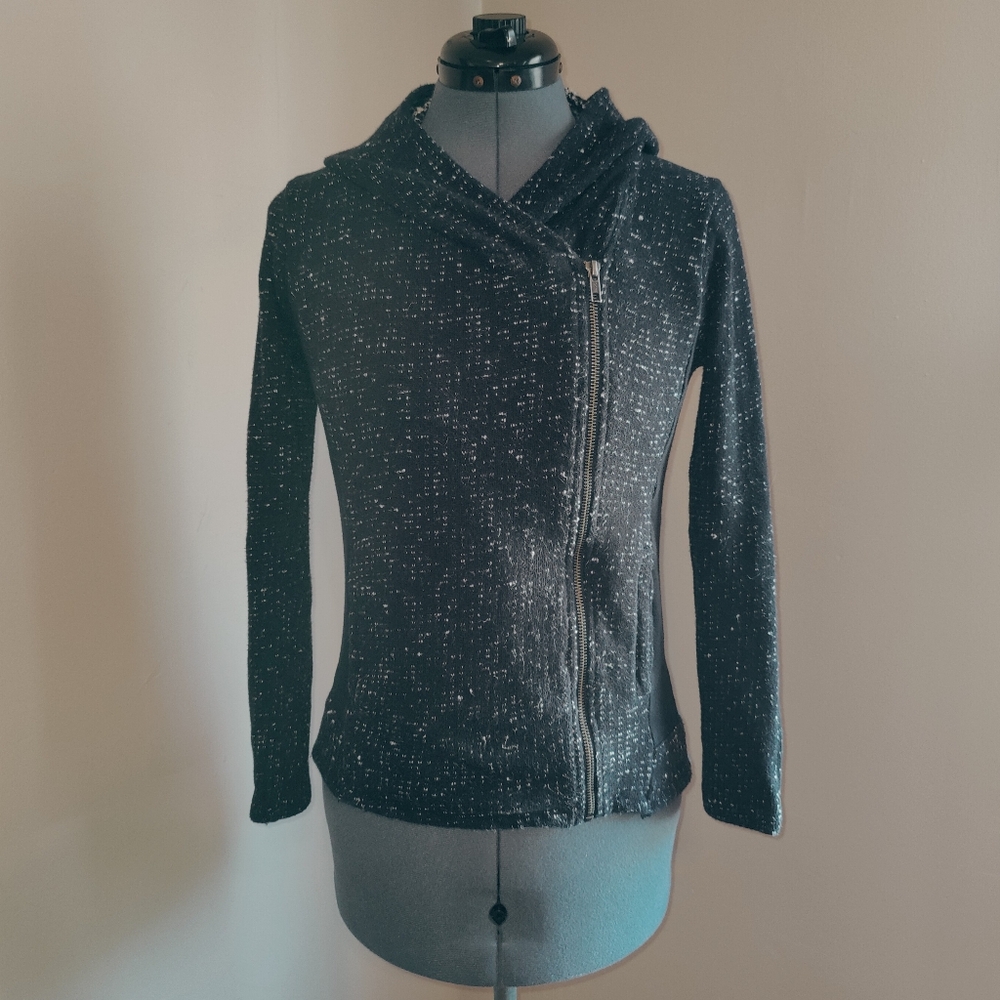 LUCKY BRAND Navy Blue Zip Front Jacket